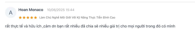 Feedback Học viên 0