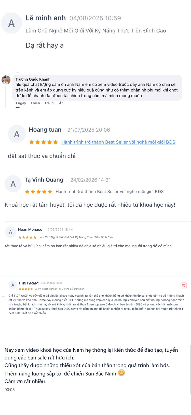 Feedback Học viên 4