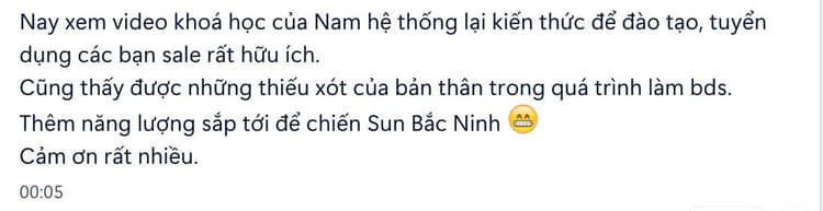 Feedback Học viên 11