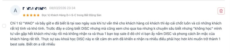 Feedback Học viên 12