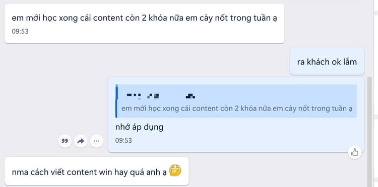Feedback Học viên 19