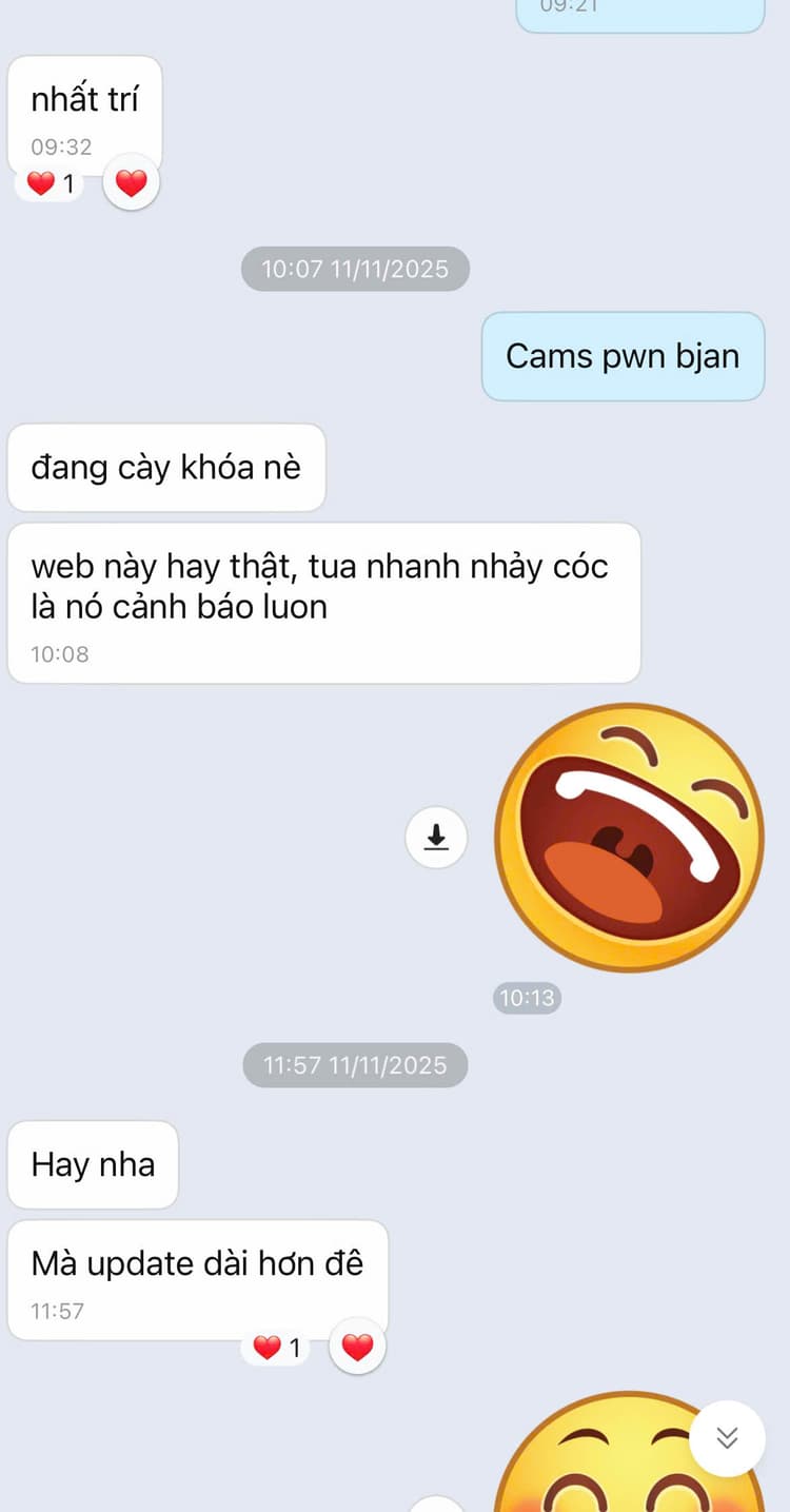 Feedback Học viên 8